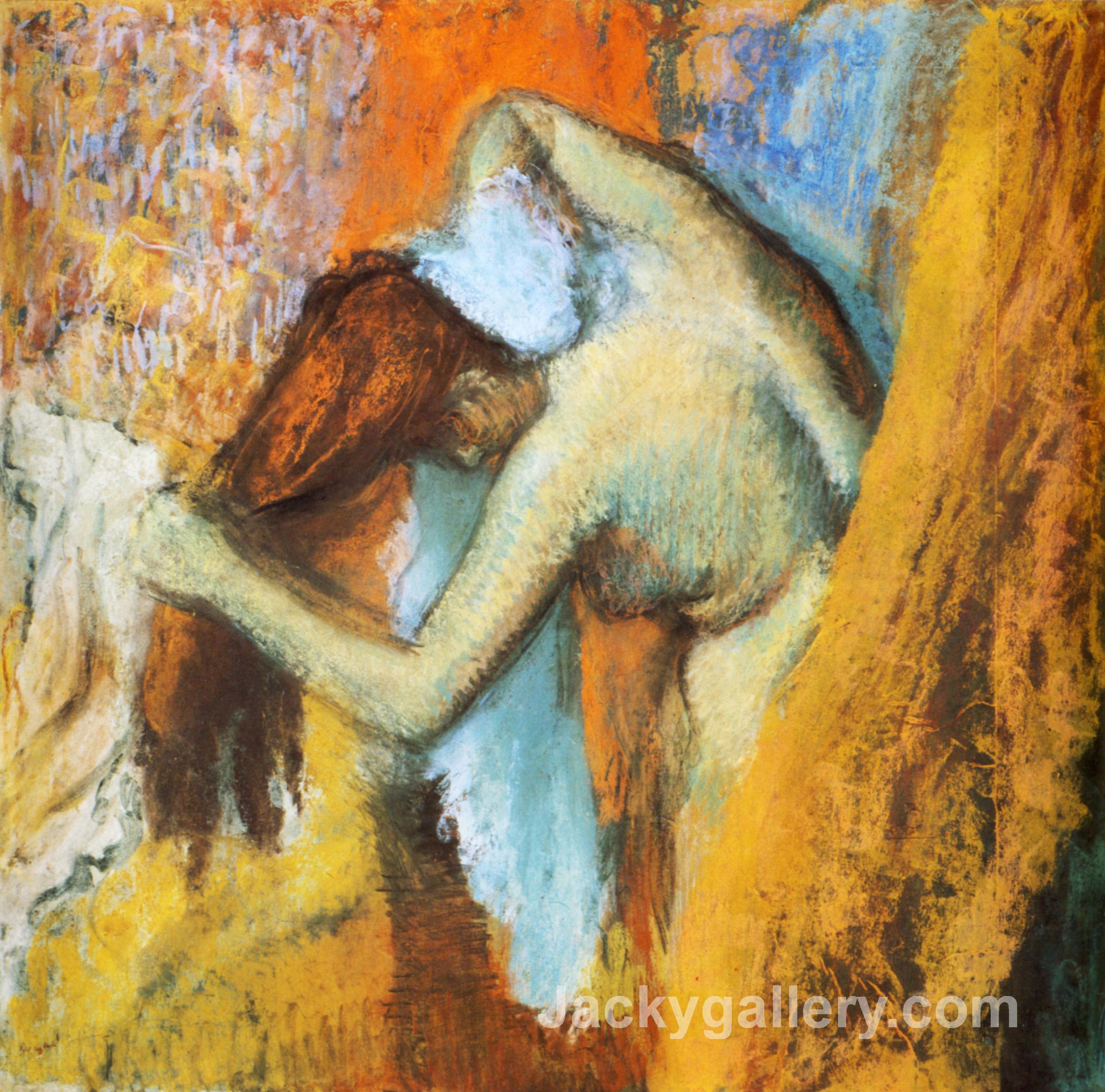 Woman at Her Toilette by Edgar Degas paintings reproduction